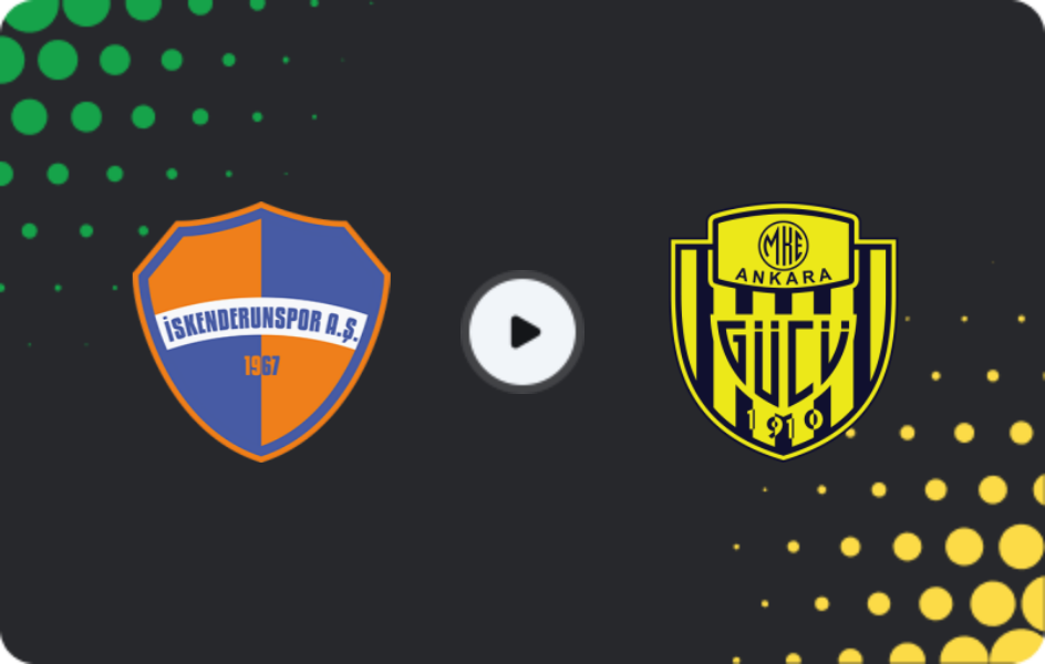 Where to watch İskenderun A.Ş. — Ankaragucu, 2. Lig, 28.12.2025