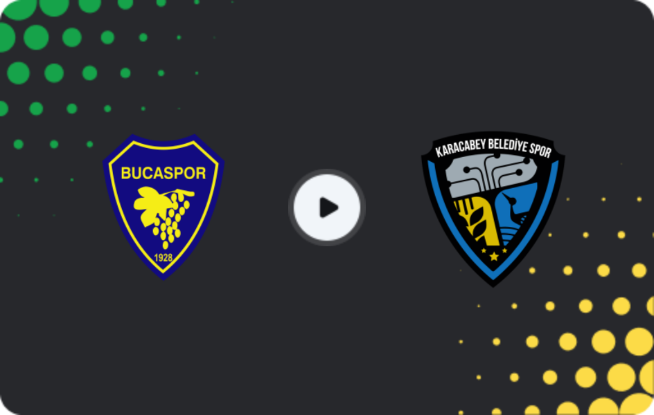 Where to watch Bucaspor — Karacabey Belediyespor, 2. Lig, 28.12.2025