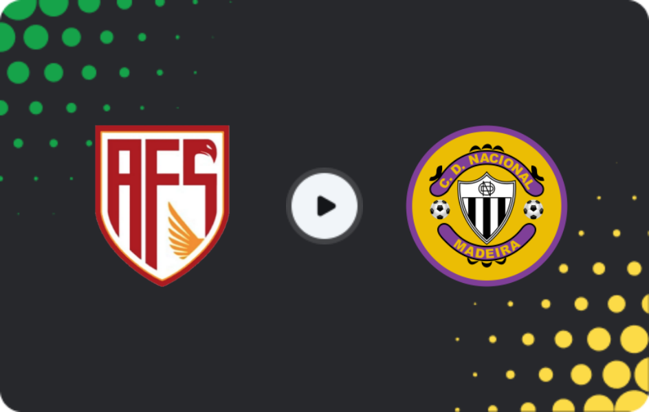 Where to watch AVS — Nacional, Primeira Liga, 21.12.2025