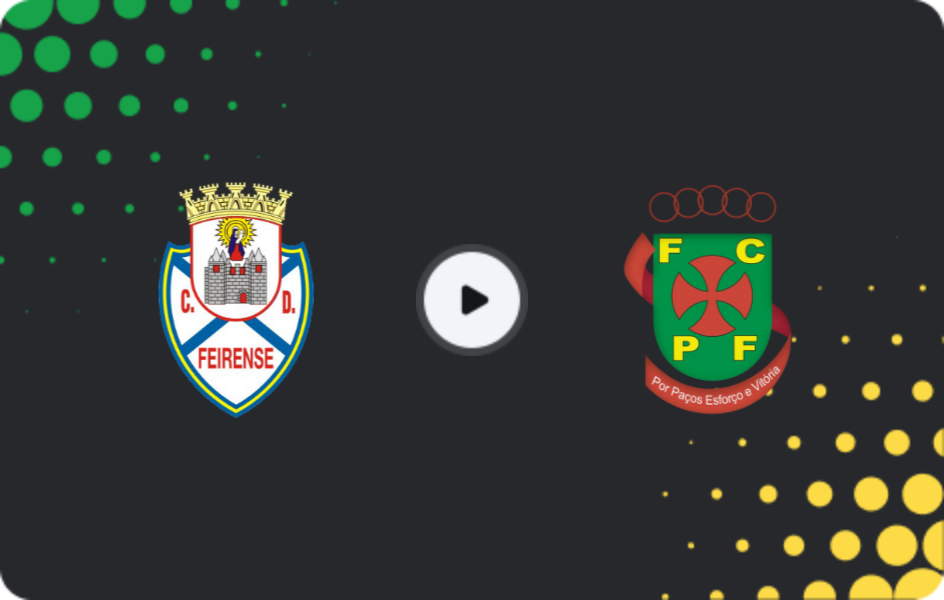 Where to watch Feirense — Pacos Ferreira, Segunda Liga, 21.12.2025