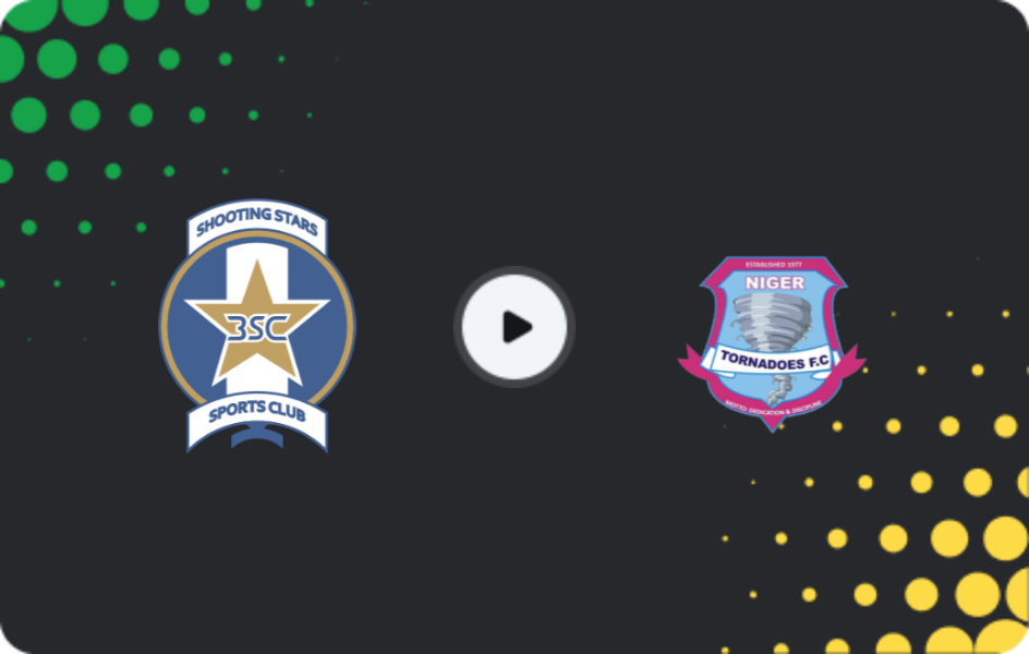 Where to watch Shooting Stars — Niger Tornadoes, NPFL, 21.12.2025