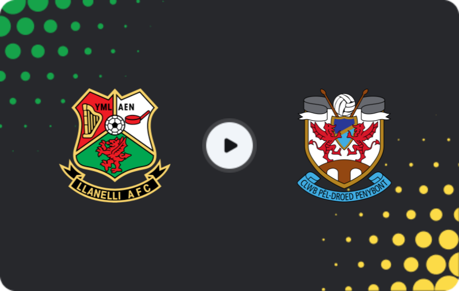 Where to watch Llanelli — Penybont, Cymru Premier, 01.01.2026