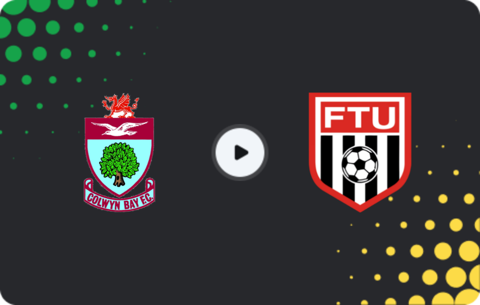 Where to watch Colwyn Bay — Flint Town United, Cymru Premier, 01.01.2026