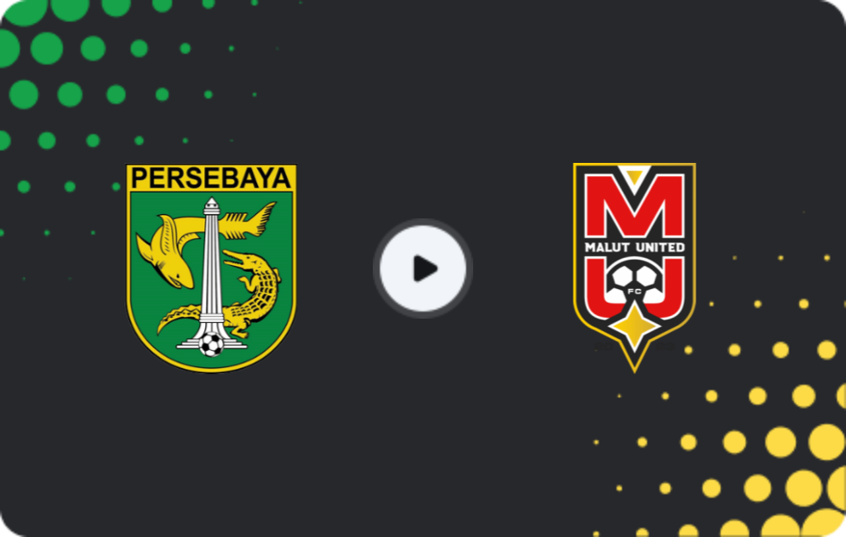 Where to watch Persebaya Surabaya — Malut United, Liga 1, 10.01.2026