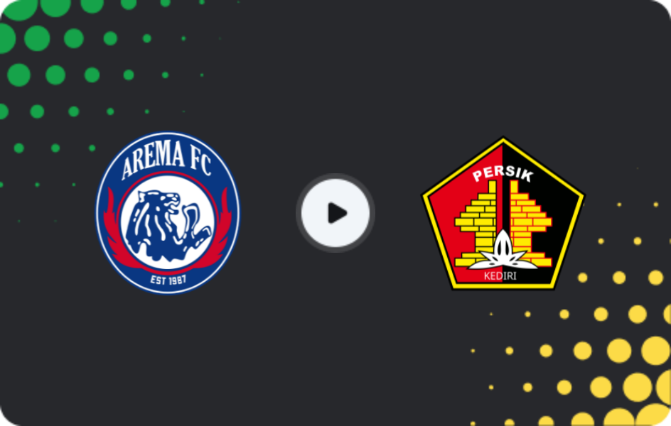 Where to watch Arema FC — Persik Kediri, Liga 1, 11.01.2026