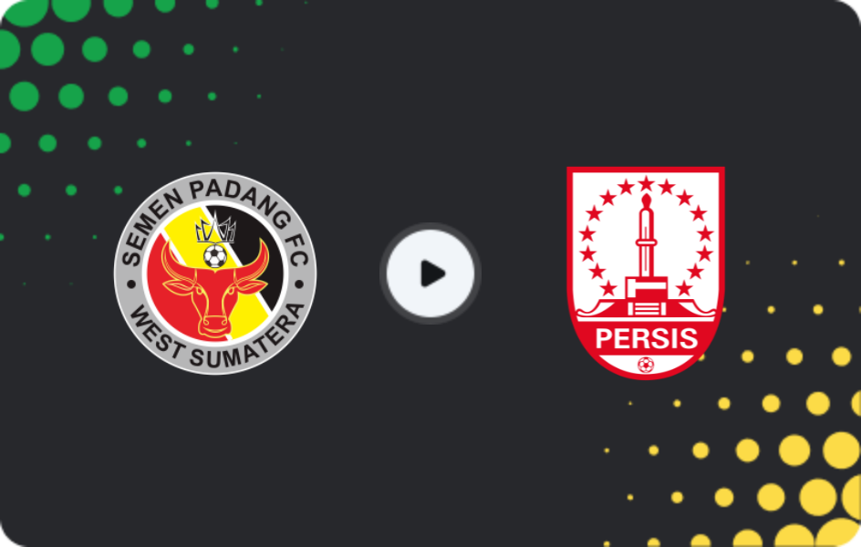 Where to watch Semen Padang — Persis Solo, Liga 1, 11.01.2026