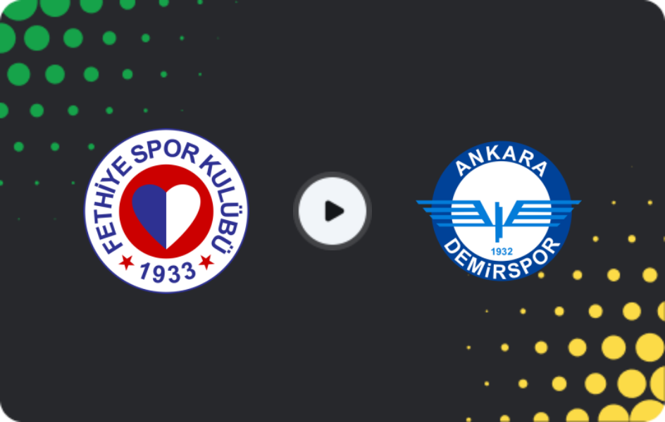 Where to watch Fethiyespor — Ankara Demirspor, 2. Lig, 11.01.2026