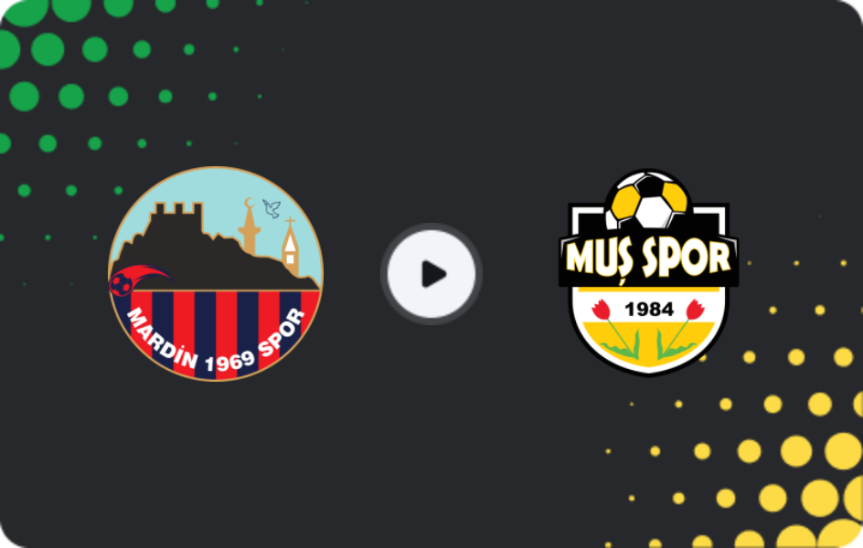 Where to watch Mardin 1969 — Muş Menderesspor, 2. Lig, 11.01.2026