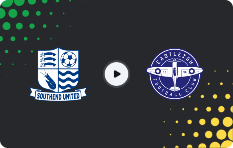 Where to watch Southend United — Eastleigh, National League, 20.01.2026