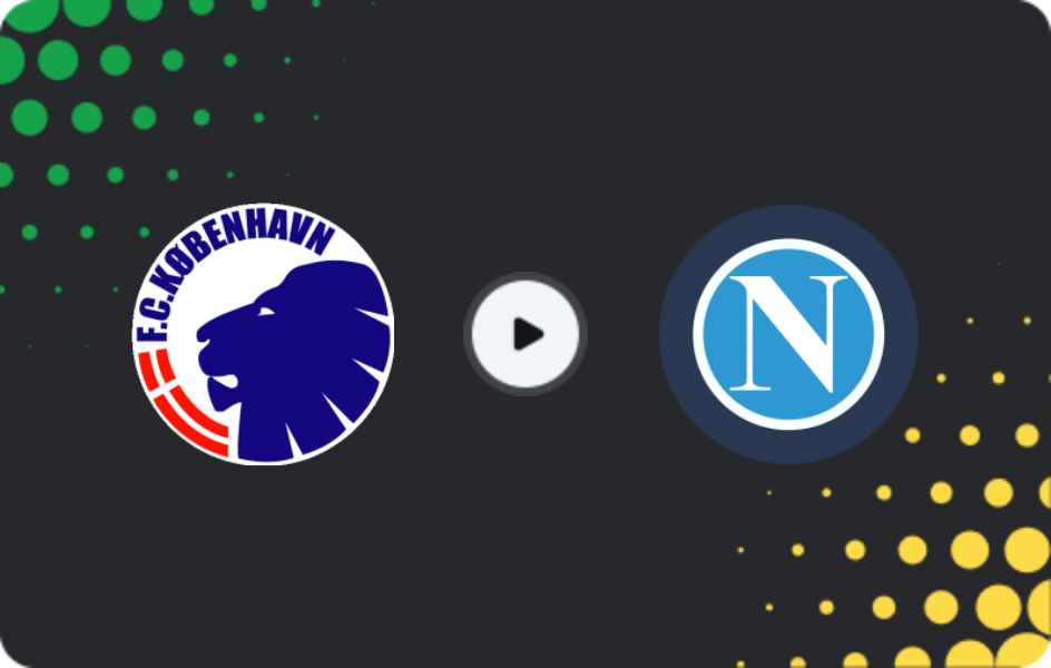 Where to watch Copenhagen — Napoli, Champions League, 20.01.2026