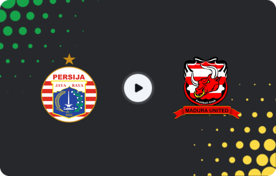 Where to watch Persija — Madura United, Liga 1, 23.01.2026