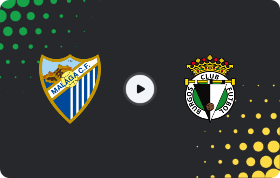 Where to watch Malaga — Burgos, Segunda, 25.01.2026