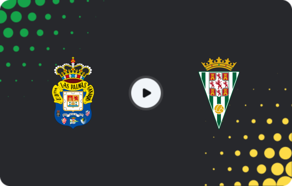Where to watch Las Palmas — Cordoba, Segunda, 25.01.2026