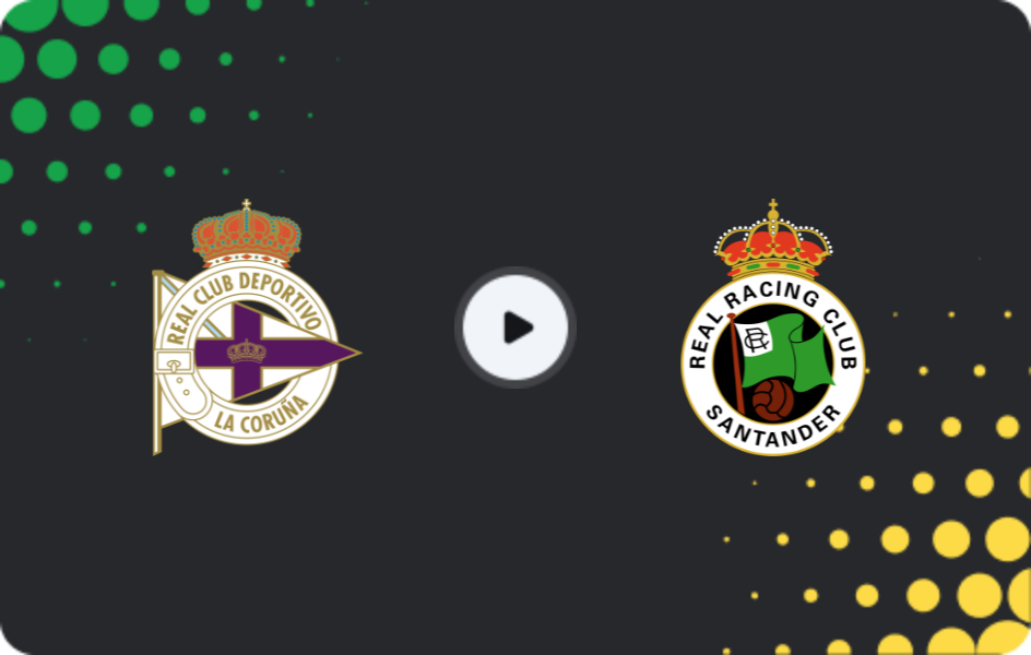 Where to watch Deportivo La Coruna — Racing Santander, Segunda, 25.01.2026
