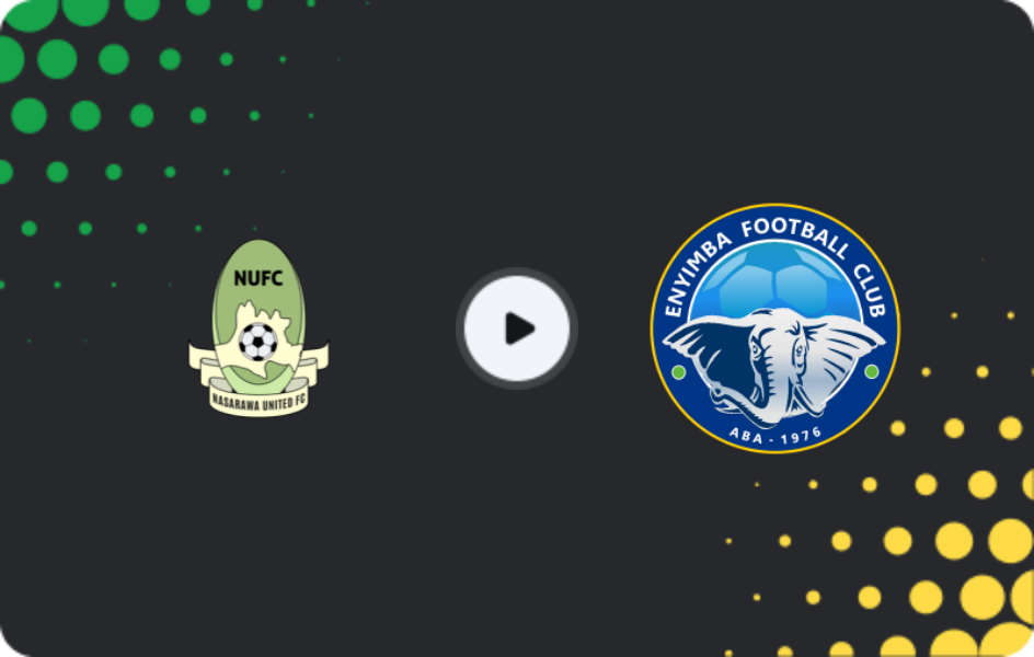 Where to watch Nasarawa United — Enyimba, NPFL, 25.01.2026