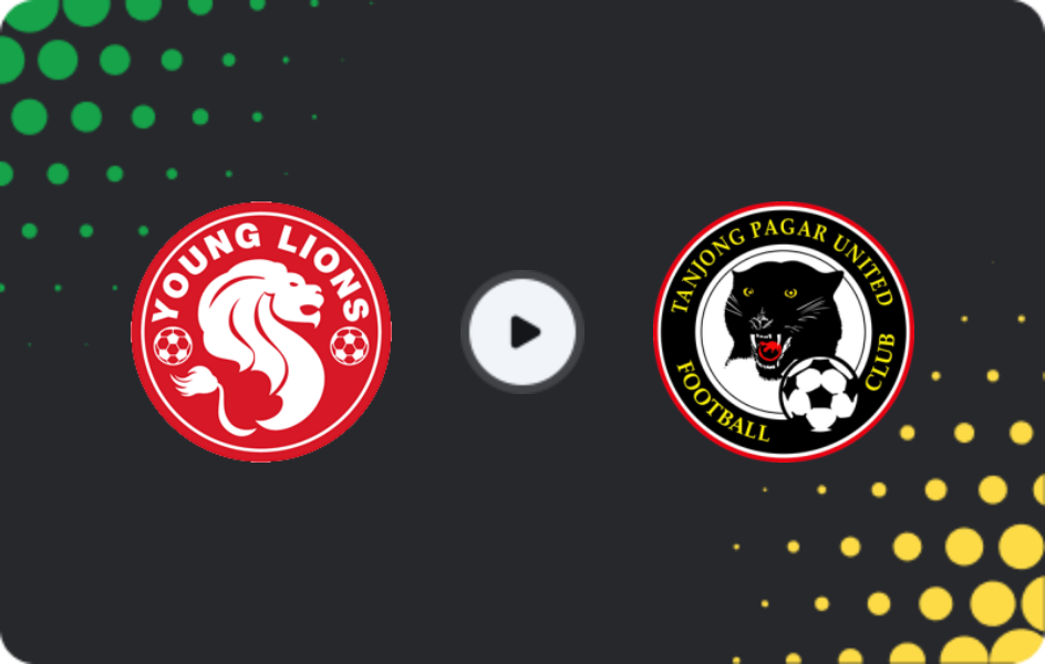 Where to watch Young Lions — Tanjong Pagar, Premier League, 26.01.2026