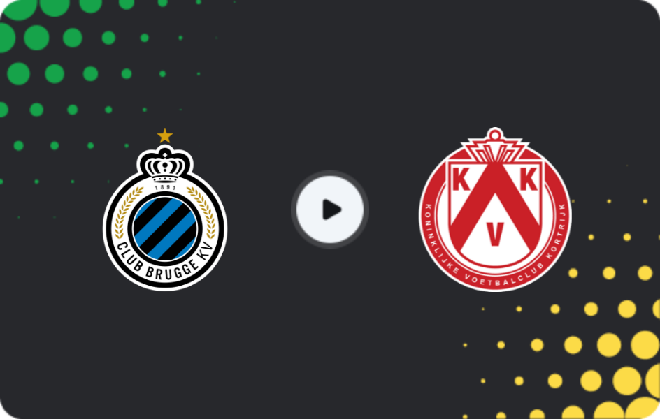 Where to watch Brugge II — Kortrijk, Challenger Pro League, 28.01.2026