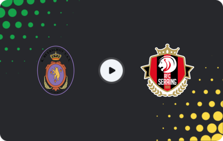 Where to watch Beerschot Wilrijk — Seraing United, Challenger Pro League, 28.01.2026
