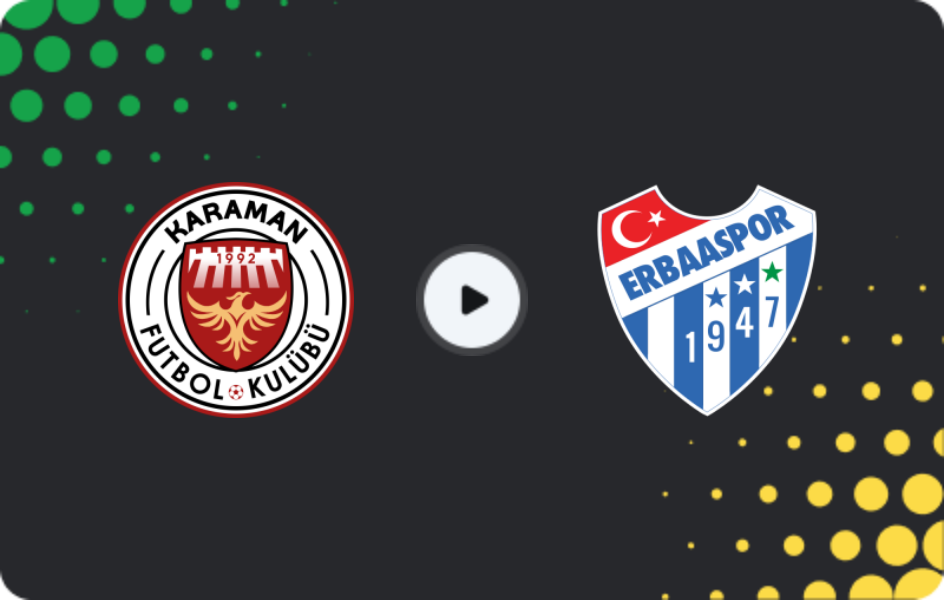 Where to watch Karaman FK — Erbaaspor, 2. Lig, 28.01.2026