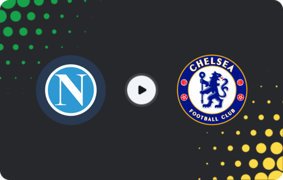Where to watch Napoli — Chelsea, Champions League, 28.01.2026