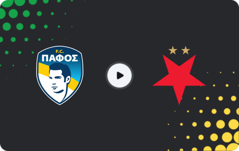 Where to watch Pafos — Slavia Praha, Champions League, 28.01.2026