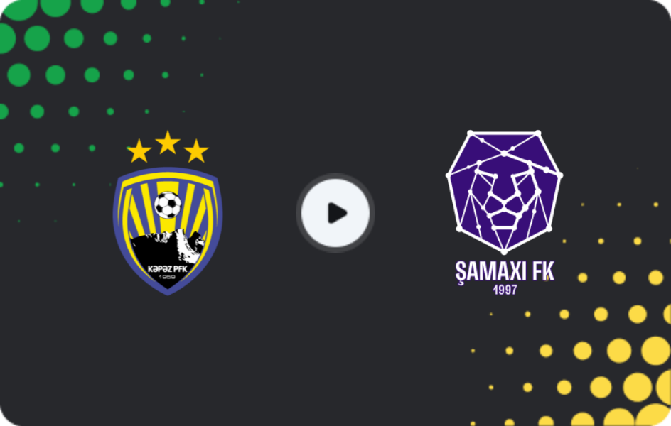 Where to watch Kapaz — FC Shamakhi, Premyer Liqa, 31.01.2026