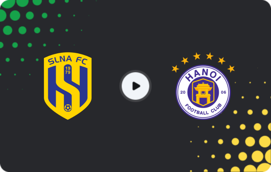 Where to watch SLNA — Ha Noi, V.League 1, 31.01.2026