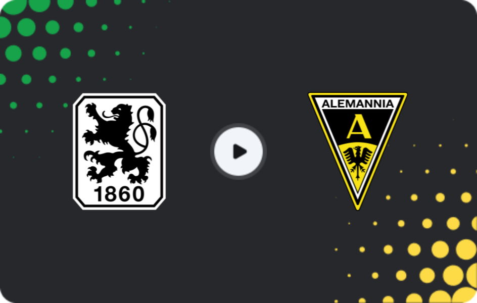 Where to watch 1860 München — Alemannia Aachen, 3. Liga, 31.01.2026