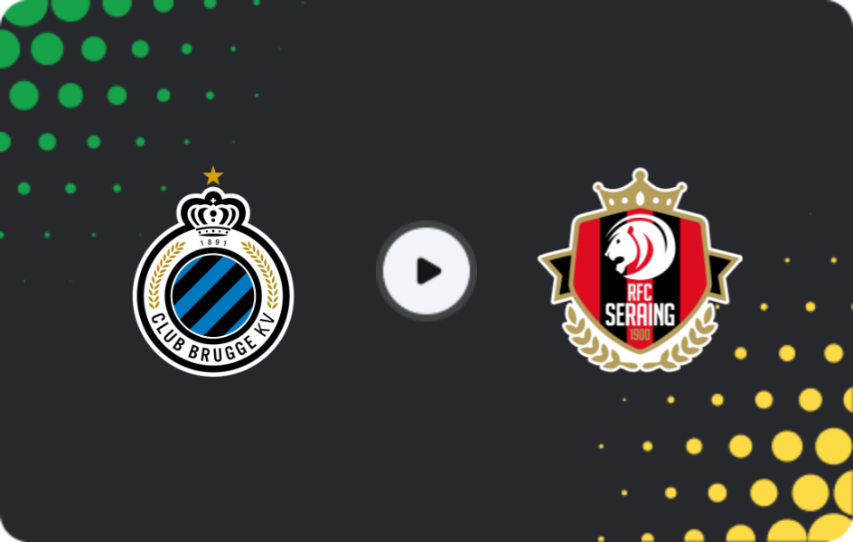 Where to watch Brugge II — Seraing United, Challenger Pro League, 31.01.2026