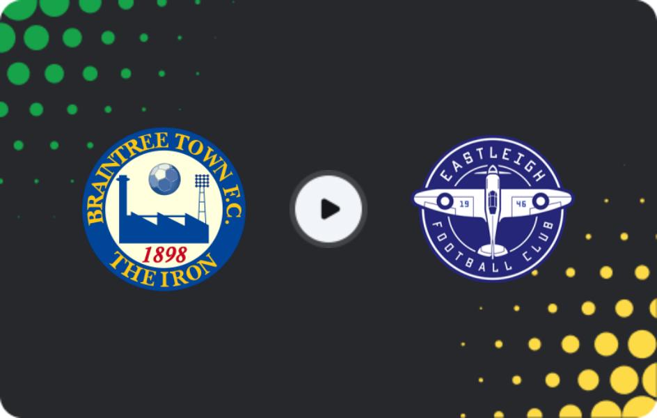 Where to watch Braintree — Eastleigh, National League, 31.01.2026