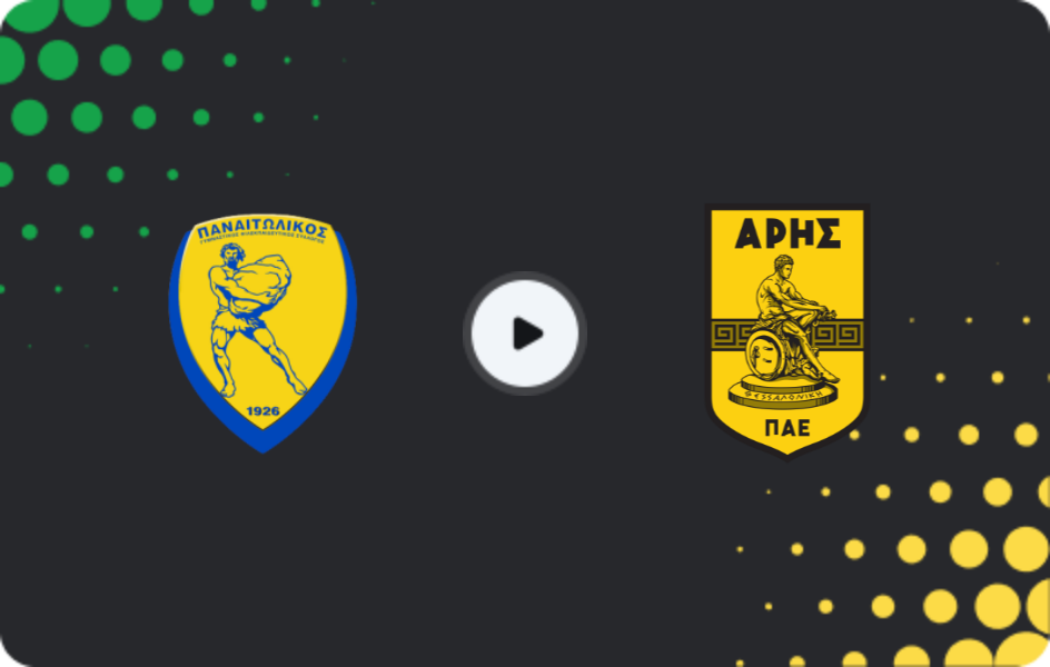 Where to watch Panetolikos — Aris, Super League, 31.01.2026