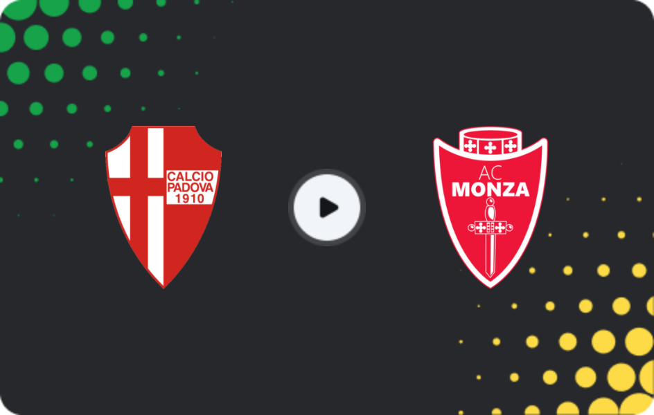 Where to watch Padova — Monza, Serie B, 01.02.2026