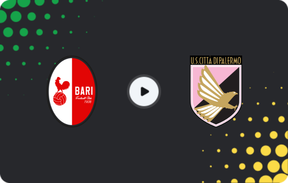 Where to watch Bari — Palermo, Serie B, 30.01.2026