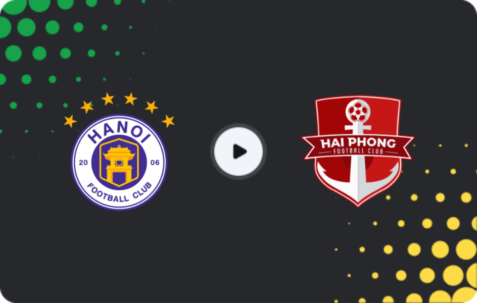 Where to watch Ha Noi — Hai Phong, V.League 1, 07.02.2026