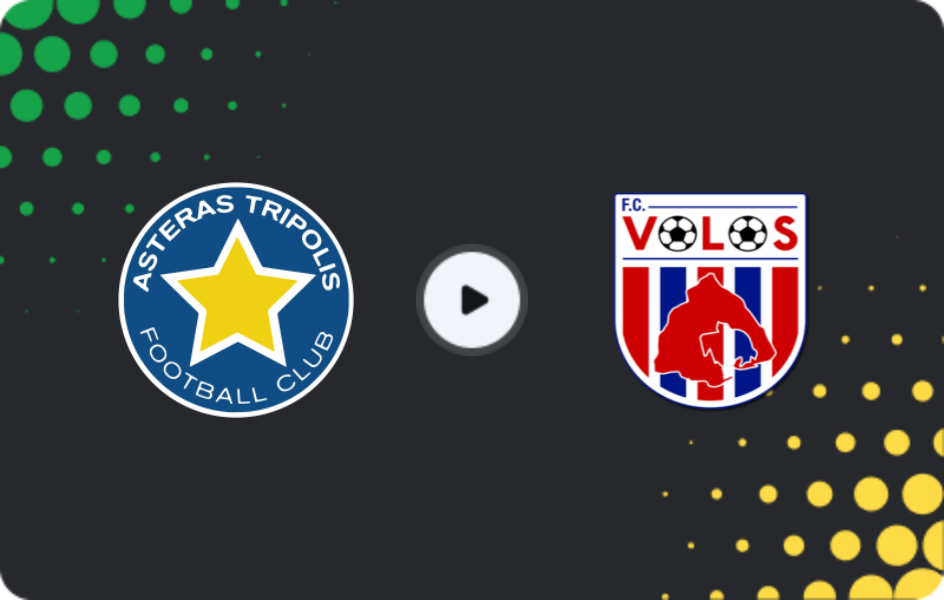 Where to watch Asteras — Volos, Super League, 07.02.2026