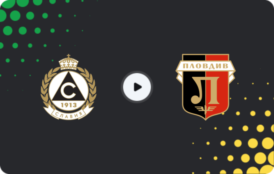 Where to watch Slavia Sofia — Lokomotiv Plovdiv, First League, 07.02.2026