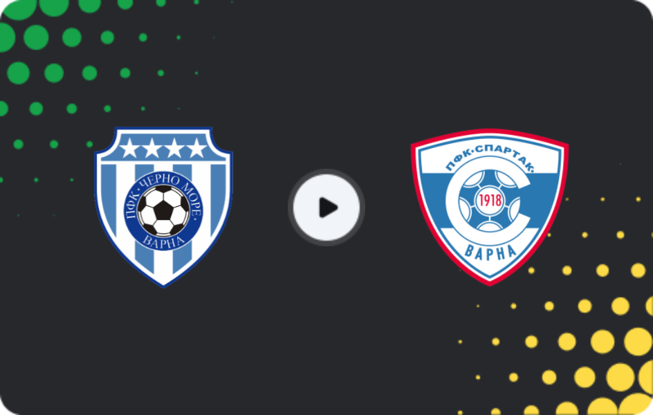 Where to watch Cherno More Varna — Spartak Varna, First League, 07.02.2026