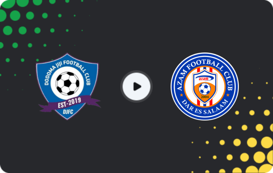 Where to watch Dodoma Jiji — Azam, Ligi kuu Bara, 07.02.2026