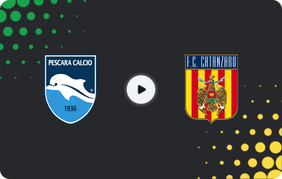 Where to watch Pescara — Catanzaro, Serie B, 10.02.2026