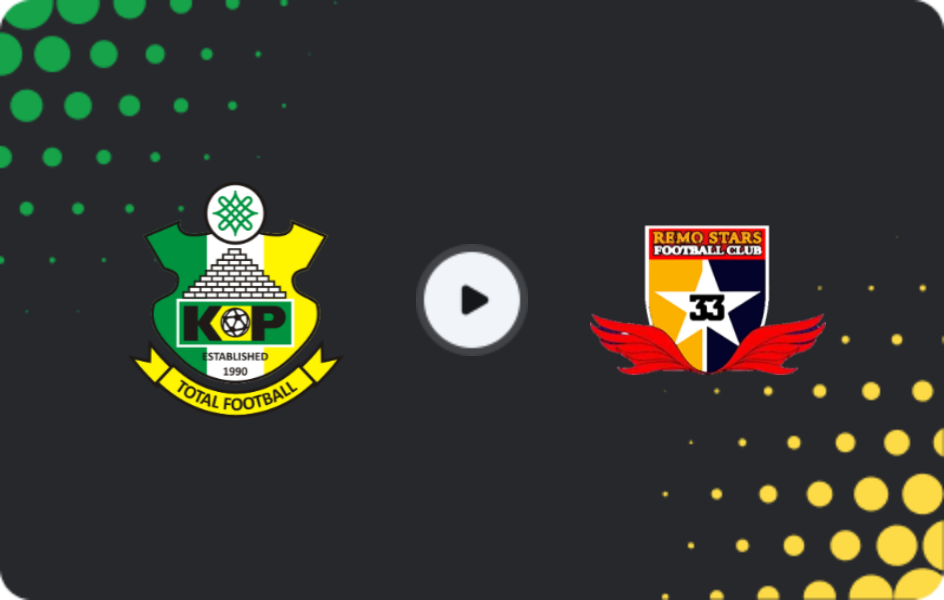 Where to watch Kano Pillars — Remo Stars, NPFL, 11.02.2026