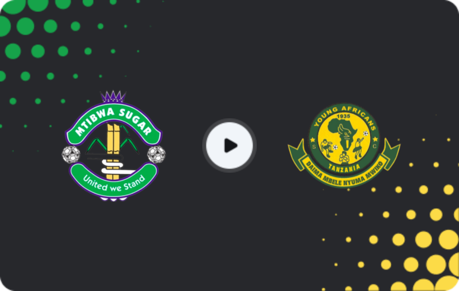 Where to watch Mtibwa Sugar — Young Africans, Ligi kuu Bara, 11.02.2026