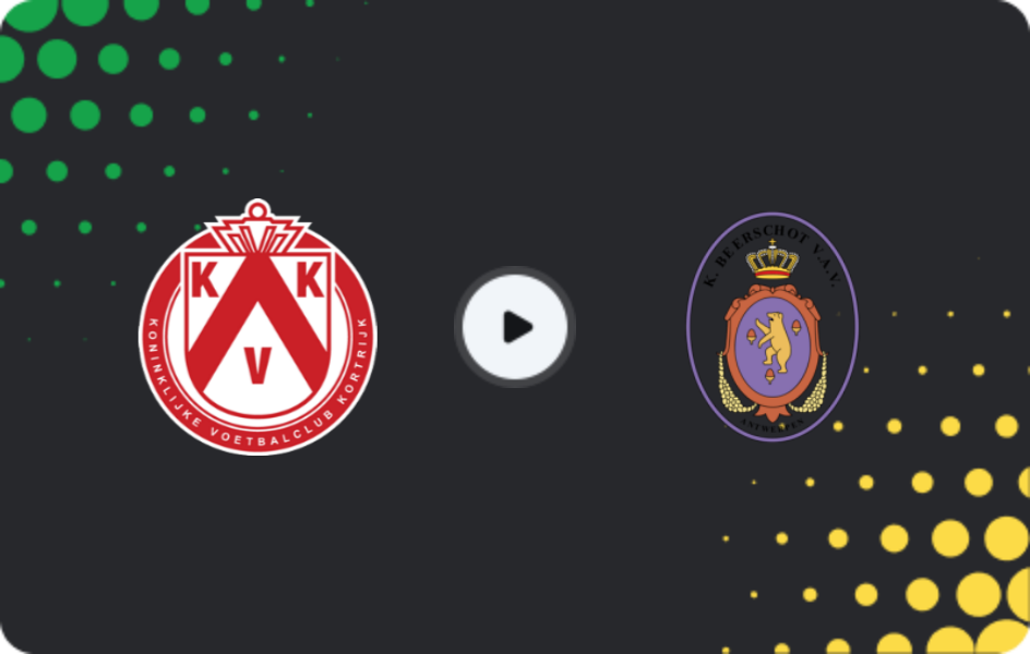 Where to watch Kortrijk — Beerschot Wilrijk, Challenger Pro League, 14.02.2026