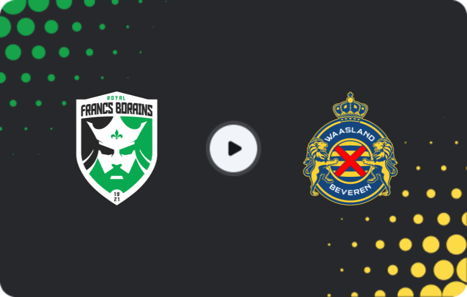Where to watch Francs Borains — Waasland-Beveren, Challenger Pro League, 15.02.2026