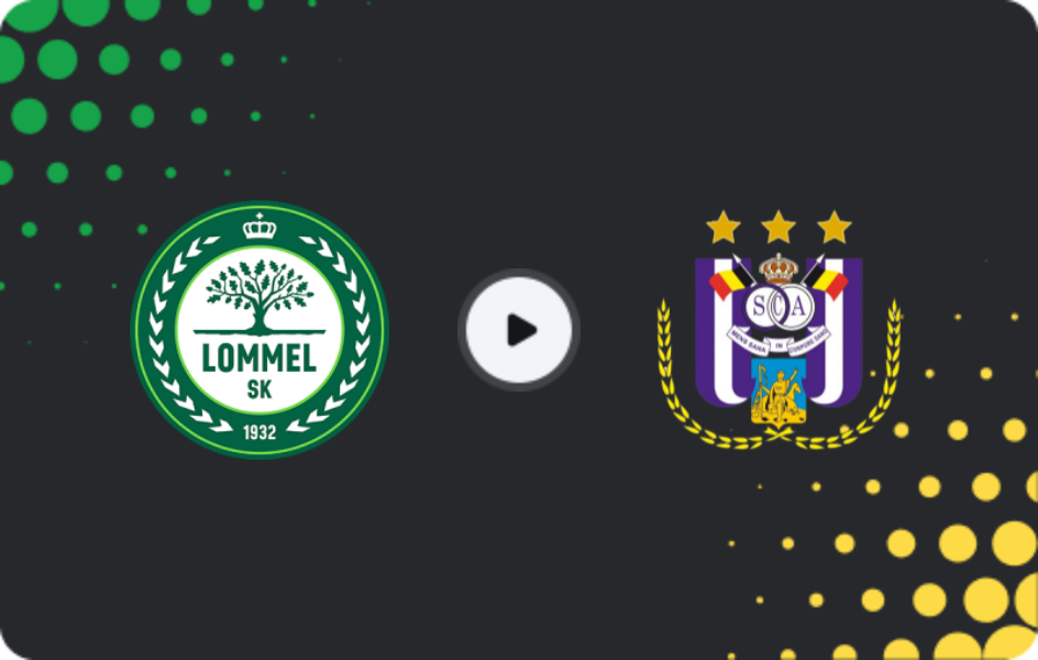 Where to watch Lommel United — Anderlecht II, Challenger Pro League, 14.02.2026