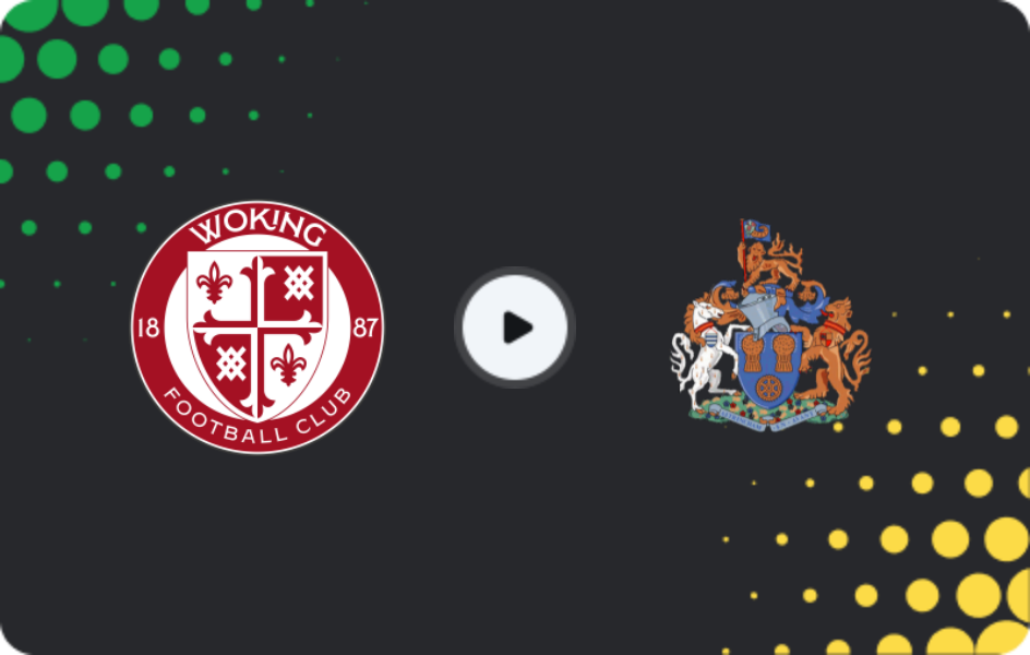 Where to watch Woking — Altrincham, National League, 14.02.2026