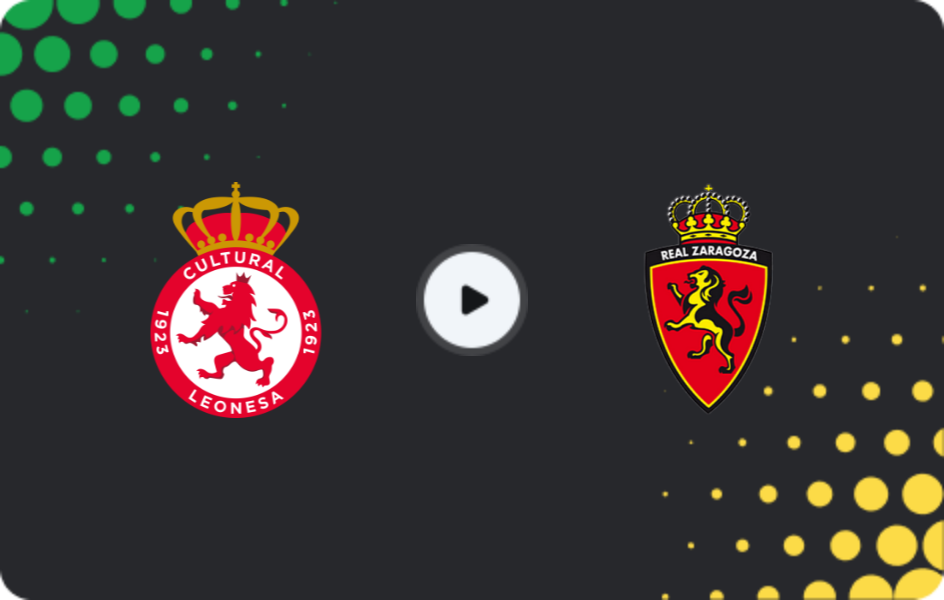 Where to watch Cultural Leonesa — Real Zaragoza, Segunda, 15.02.2026