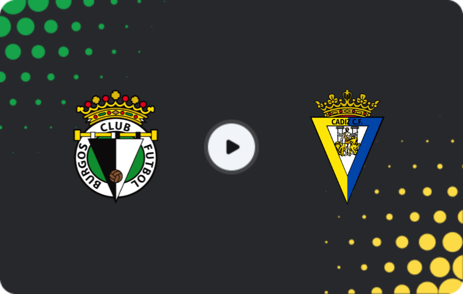 Where to watch Burgos — Cadiz, Segunda, 15.02.2026
