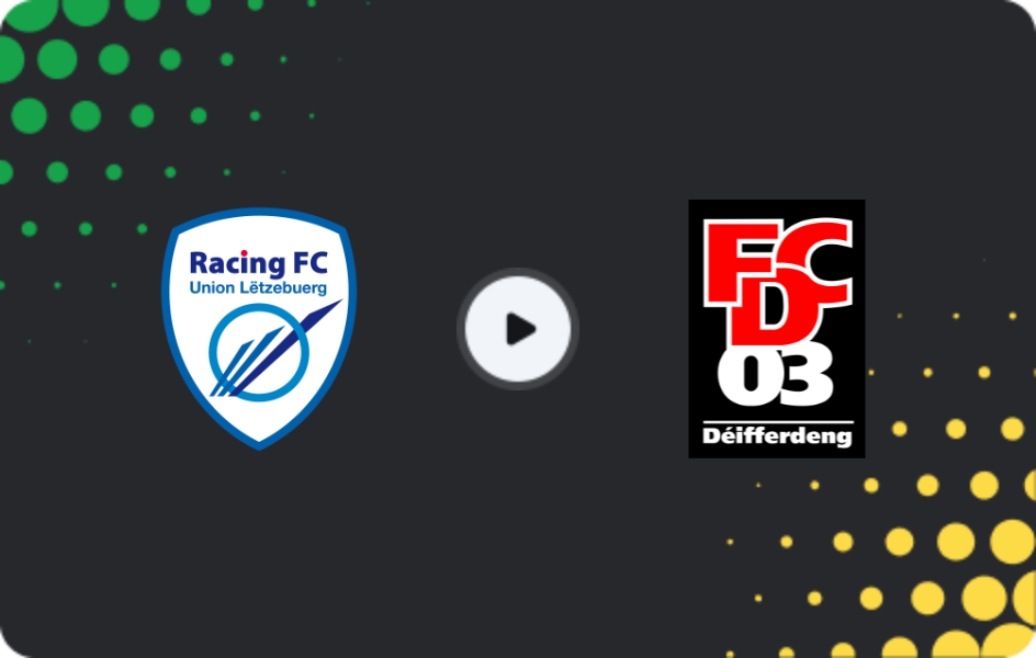 Where to watch Racing FC Union Luxembourg — FC Differdange 03, National Division, 15.02.2026
