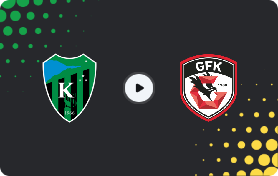 Where to watch Kocaelispor — Gaziantep, Süper Lig, 15.02.2026