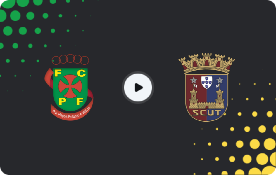 Where to watch Pacos Ferreira — Torreense, Segunda Liga, 15.02.2026